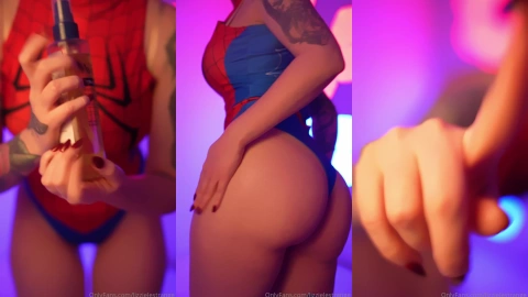 Booty, Legs & Feet Oiling with Tapping & Kisses