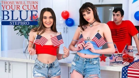 Lana & Sera Cum Fun with Stepbro – S33 E1