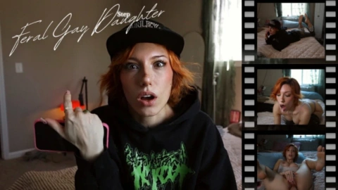 Elle Marz: Feral Stepdaughter Lesbian Fun